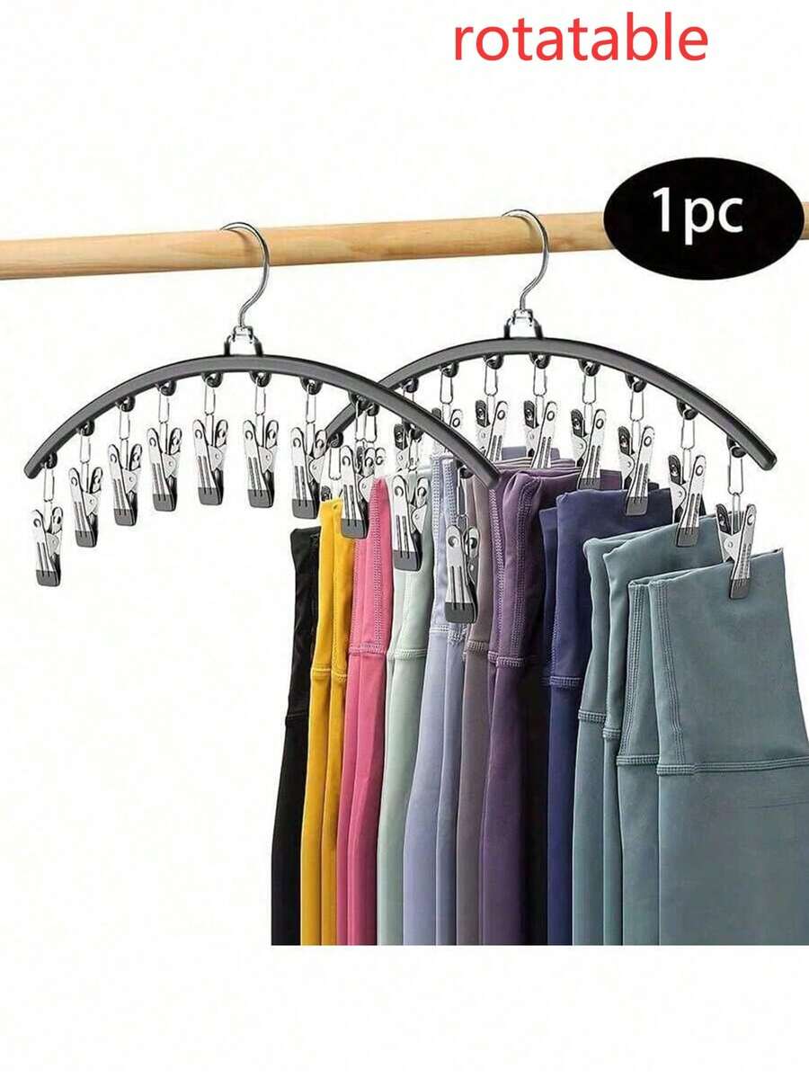 1 o 2 piezas Percha de ropa apretada con múltiples ganchos, caja de almacenamiento para sombreros y ropa apretada, organizador duradero para calcetines, corbatas, bufandas, cinturones para baño, dormitorio, armario, hogar, dormitorio
