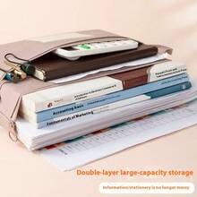 1 件防水 A4/A5/B5 尺寸孕妇文件收纳袋，大容量拉链文件袋，孕妇厚帆布手提包，产前护理用品，孕妇礼物，新妈妈礼物，预产期礼物，返校，学校用品