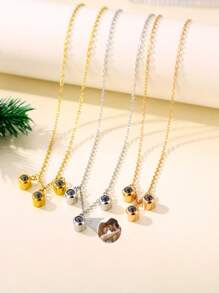 Collar con proyección de foto personalizada, colgante circular de acero inoxidable con 3 imágenes, joyería de alta calidad, moderna y minimalista para hombres y mujeres, joyería conmemorativa personalizada, gran regalo para el Día de la Madre, apto para uso diario, fiestas, graduaciones, aniversarios, regalo de Navidad para la familia