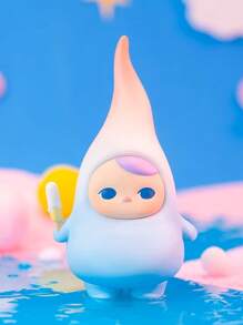 1pc Random Style Cute Cartoon Character Bean-Shaped PVC Figurine Blind Box/Bag, Collectible Gift For Figurine Collectors, Perfect For Room Decor