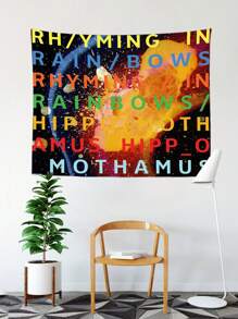 1pc Classic Rock Band Tapestry Home Aesthetics Decoration Wall Hanging Suitable For Bedroom Dormitory Background Home Decoration Banner Music Outdoor Interior Decoration Ideal Holiday Gift