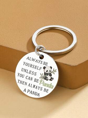 Unique Panda Keychain Gift, Suitable For Ladies, Men, Girls, Boys, Thoughtful Birthdays, Daily Gifts, Cute Panda Pattern, Gift For Her Backpack For School