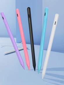 Rechargeable Magnetic Stylus Pen, Compatible With All Devices, USB Charging, Tilt Sensing, Anti-Mistouch, Precise Fine Tip, No Lag, Suitable For Tablets - Multicolor - View 3