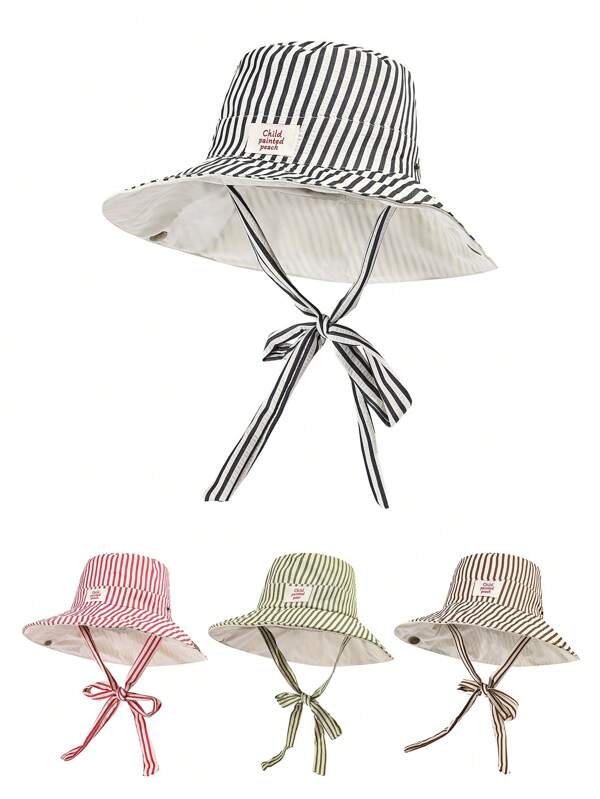 1 szt. Damski swobodny kapelusz typu bucket, modny kapelusz przeciwsłoneczny, odpowiedni na wiosnę/lato, uniwersalny do podróży, jazdy na rowerze