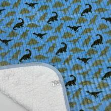 Single Thick Blanket With Fur 1.40x1.80 Mt Sherpa Fluffy - ĐaDino - Xem 3