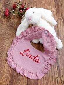 LICVIC A Personalized Bib Embroidered With A Name, Soft And Comfortable, Suitable For Occasions Such As Birthdays And Anniversaries. - Multicolor - View 6