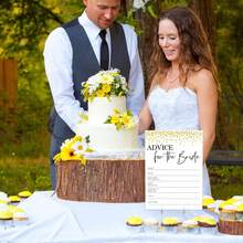 20 件新娘建议纸牌游戏 - 豪华设计，带印刷模板 - 非常适合单身派对、派对配饰、最佳游戏卡、婚礼礼品用品的派对游戏活动（A6） - 彩色 - 查看 10