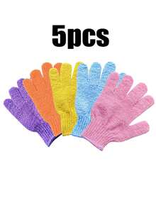 50-1 Pc, Bath Gloves For Shower Exfoliating,Exfoliating Gloves,Wash Gloves For Shower, Shower Exfoliating Gloves, 10 Colors Body Exfoliating Gloves With Hanging Loop, Scrub Exfoliating Gloves For Bath Face Spa Hand Sanitizer Deep Scrub Dead Skin Women Men Back To School - Multicolor - View 76