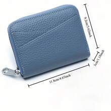 1pc Short Japanese Style Coin Purse, Solid Color Minimalist Accordion Card Wallet, Large Capacity Women Coin Pouch, Suitable For Girls, Ladies, Office Workers, Great For Work, Business Trip, Commuting, Travel