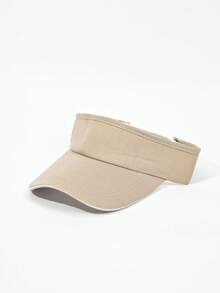 1 件纯色平檐男女通用棒球帽，百搭时尚休闲遮阳帽，适合春夏季，适合日常穿着、旅行、徒步旅行、钓鱼、露营、海滩派对等各种场合（帽檐线随机） - 彩色 - 查看 16