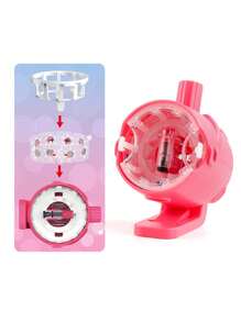 Kit de estampage de bijoux, accessoires pour cheveux brillants pour filles, outil de coiffure avec diamants étincelants réutilisables, jouet cadeau d'anniversaire pour filles de 3 à 12 ans