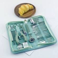 1 Set Of Stainless Steel Nail Clipper Set, Foot Repair Tool With Portable Travel Case - Professional Beauty Tool For Precise Cutting And Styling, Perfect For Home And Travel Use