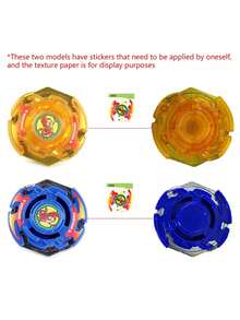 全新 BX 系列豪华礼品套装，包含：6 个 BX 系列战斗陀螺仪、1 个手柄、2 个发射器、随机各种配件以及用于存放和携带的工具箱，适合多人比赛，精致的节日、生日、万圣节、圣诞节礼物，性别中性 - 彩色 - 查看 9