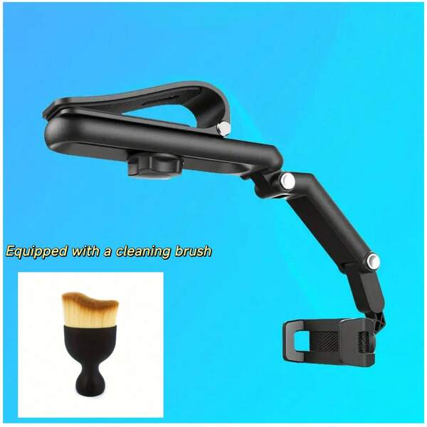 Fashionable Car Phone Holder, Multifunctional Car Navigation Bracket, Phone Holder, Universal Car Accessories, Comes With 1pc Cleaning Brush, Suitable As Christmas, Holiday, New Year Gift