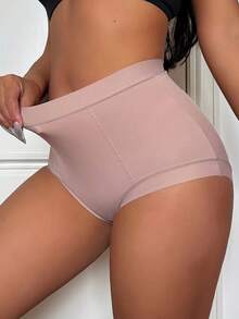 2pcs High Waist Seamless Abdominal Control Shaping Panties, Women Underwear And Lingerie - Multicolor - View 3