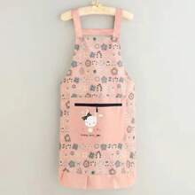 1pc Restaurant Chef Apron And Waiter Work Half Body Apron, Household Waterproof, Stain Resistant, Wear-Resistant Apron, Suitable For Home Kitchen Cooking, Restaurant Waiter, Coffee Shop, Milk Tea Shop Work Clothes, Two Styles And Three Colors To Choose From (Long/Short)