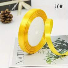 1 件 1 厘米宽缎带、礼品包装缎带、蛋糕烘焙丝带、婚礼装饰缎带、彩色糖果盒缎带，0.39 英寸 - 彩色 - 查看 16