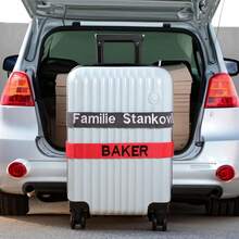 1pc Customized Embroidered Luggage Strap, Personalized Luggage Belt With Your Name/Text, Luggage Protector And Identifier, Suitable For Outdoor Travel,All-Purpose,Large Capacity,Versatile,Multifunction,Colorful,Cute,Adorable,Contracted,Funny,Kawaii,Y2K,Minimalist,Commuting,Business Casual,Basics,Custom,Personalized,Unique,Customized,Ideal Gifts For Him,Ideal Gifts For Her,Her,Family,Friends,Girlfriend,For Anniversaries,For Birthdays,For Holiday/ Vacation,For Outdoors/Outings/Travel/Hiking/Stadium/Sports/Climbing,For Business/Commute/Work/Office,Vacation,Vacation,School Supplies,Back To School,For Office,For School,For Classroom,For Teacher Gifts,For University,For Colleague,For Dorm Rooms,For Teacher,For Boys And Girls,For Teenagers,Junior High School Students,Middle School Students,High School Senior High School Students,College Students,University Students,Freshman,Sophomore,Underclassmen - Multicolor - View 5