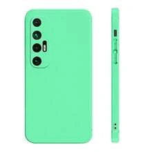 Liquid Silicone Shockproof Phone Case For Redmi Note, Poco And Mi - Verde - Ver 1