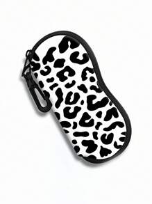 1 pezzo Custodia per occhiali di moda colorata, portatile e compatta per il viaggio e lo sport, contenitore morbido per occhiali da sole con gancio, perfetto per conservare gli occhiali in auto, per feste di rivelazione del sesso, compleanni, matrimoni e feste, il regalo perfetto per colleghi, amici e familiari, per il ritorno a scuola