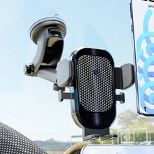用于导航的车载手机支架，适用于 IOS 和 Android 设备 - 支持通风口、挡风玻璃、仪表板、桌面、磁性支架