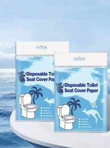 10/20/30/50/100PCS Toilet Seat Cover Toilet Lid For Bathroom Accessories Bowl Disposable Mat Protector Products Household Merchandises Home Disposable Plastic Toilet Seat Cover Portable Safety Travel Bathroom Toilet Paper Pad Bathroom Accessory
