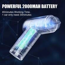 100W Wireless Rechargeable Car Waxing Machine- Small Polisher Locomotive With Repair Scratch- For Multifunctional Portable Polishing Automobile Supplies Car Cleaning Accessories - màu đen - Xem 6