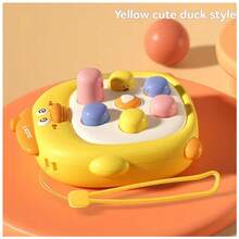 Juguete interactivo de golpear pato para bebés, juego educativo para padres e hijos que alivia el estrés para niños - Lindo pato golpeando topos - Ver 7
