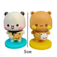 Kawaii Bubu Dudu Panda Bear Doll Cartoon Anime Figure Small Gift Miniatures Animal Toy Home Decoration Birthday Gift Valentine's Day Gift