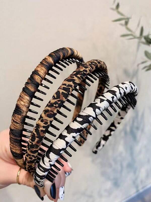1/3 pzas Pinzas para el cabello antideslizantes con diseño de calavera y engranaje para mujeres, diademas de maquillaje, accesorios de cabello versátiles para uso diario
