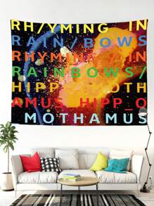 1pc Classic Rock Band Tapestry Home Aesthetics Decoration Wall Hanging Suitable For Bedroom Dormitory Background Home Decoration Banner Music Outdoor Interior Decoration Ideal Holiday Gift