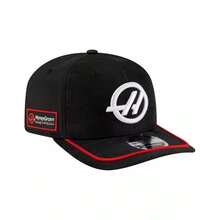 Men's Black Haas F1 Team Camo 9SEVENTY Adjustable Hat - Black - View 2