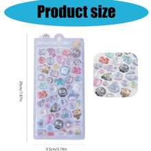 Cartoon 3D Stickers Animal Stickers For Scrapbooks Planner Journals Laptops Phone Case Water Bottle Pen Case Decoration (Product Hollow)