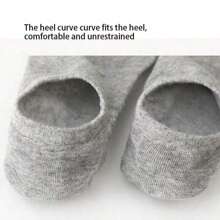 5 paires de chaussettes d'été grande taille pour hommes, chaussettes courtes pour hommes, chaussettes courtes fines, chaussettes invisibles antidérapantes en silicone, chaussettes bateau à bouche peu profonde pour hommes
