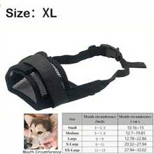 1 Pièce Muselière Pour Chien, Muselières En Maille Souple Pour Petits, Moyens Et Grands Chiens Chihuahua, Caniche, Husky, Labrador Retriever, Protecteur Respirant De La Bouche De Chien Pour Mordre, Mâcher, Toilettage, Permettre De Respirer Et De Boire