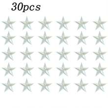 10/20/30/50/80 件五角星刺绣熨烫补丁缝纫/熨烫贴花补丁布艺配饰适用于服装、夹克、帽子、书籍、包包 - DIY 刺绣布贴，男女皆宜 - 黑色 - 查看 32