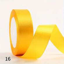 1 pieza Cinta tejida colorida de 2.5 cm de ancho x 21 m de largo para decoración de bodas, envolver regalos, manualidades DIY, ramos de flores, pasadores de cabello - Multicolor - View 32