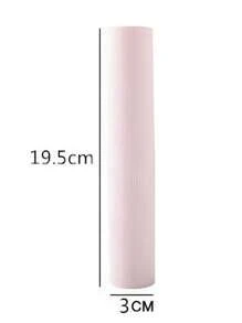 1pc Upright Striped Portable Toothbrush And Toothpaste Storage Tube