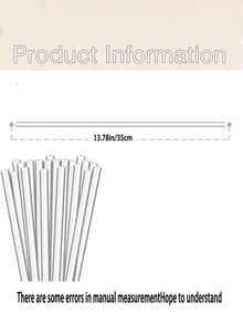植物桩，植物棒 20 根丙烯酸透明植物支撑桩，35 厘米花园单茎兰花桩，适用于室内外植物、兰花、盆栽植物、西红柿、花卉（带 20 个夹子）