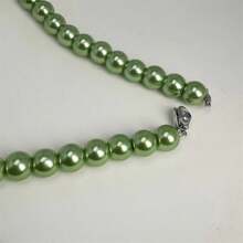 1/2 Pieces Of Peacock Green Freshwater Pearl Necklace - The Perfect Gift For Girlfriends, Wives, Mothers And Friends - Perfect For Parties, Banquets And Business Events, Shiny, Natural,Mother's Day