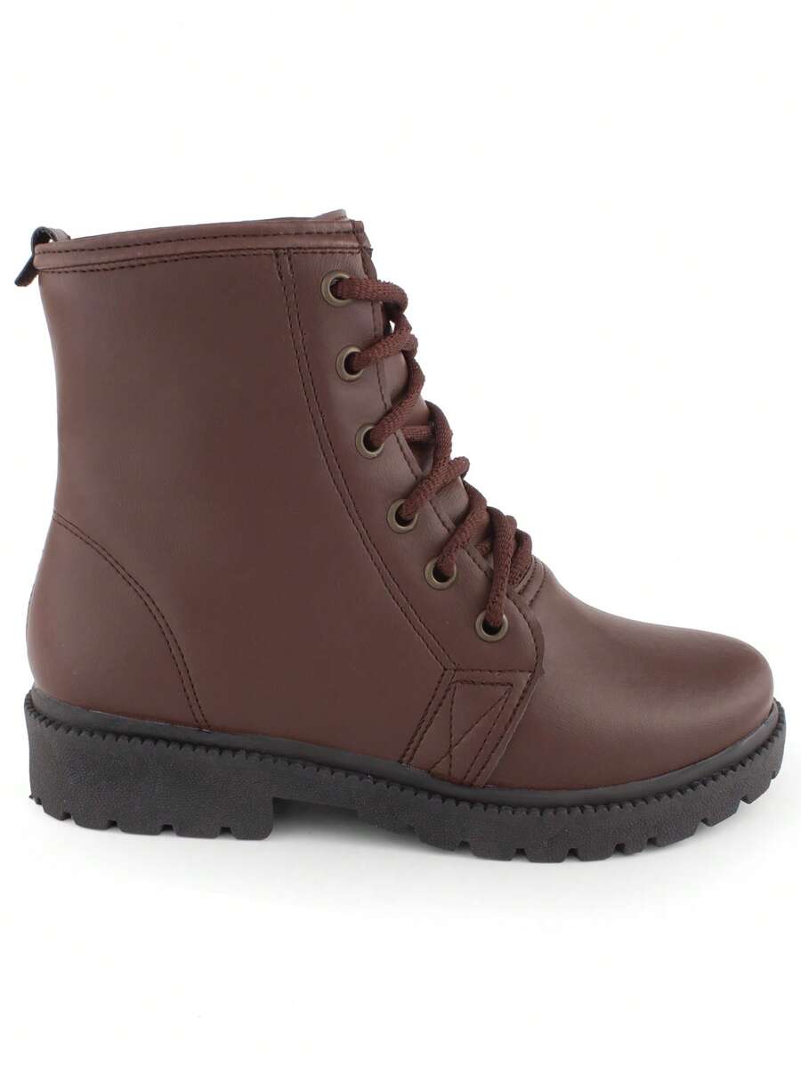 Bota Feminina Infantil Coturno  Tratorada Cano Curto Menina la Requinte