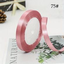 1 件 1 厘米宽缎带、礼品包装缎带、蛋糕烘焙丝带、婚礼装饰缎带、彩色糖果盒缎带，0.39 英寸 - 彩色 - 查看 18