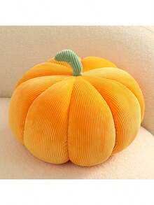 1pc Cute Halloween Pumpkin Plush Doll Cushion, Curly Black Cat Plush Doll, Birthday Gift, Demon, Ghost, Spider Plush Pillow, Home Activity Decor, Funny Halloween Decoration Gift - Multicolor - View 24