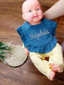 LICVIC A Personalized Bib Embroidered With A Name, Soft And Comfortable, Suitable For Occasions Such As Birthdays And Anniversaries. - Multicolor - View 7