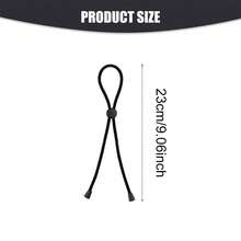 Adjustable Headband Hair Rope African Bubble Ponytail Natural Curly Hair Leather Headband Women's Headband Dreadlock Hair Rope Turban Headband Sweatband, Hairband - Black - View 4