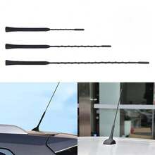 9/11/16 Inch Universal Car Roof Mast Whip Stereo Radio FM/AM Signal Aerial Amplified Antenna Mast Whip Antena Automotiva - Black - View 6