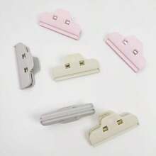 Sluitclip, keukenclip voor snacks, sterke clip voor voedselzakken, sluitapparaat voor plastic zakken, vochtbestendig en vershoudend sluitapparaat, willekeurige kleur