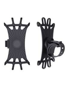 2pcs Mobile Phone Stand, Stretchable Silicone Mobile Phone Stand, Suitable For Mobile Phones With A Length Of 15.5cm/6.1 Inches And A Width Of 7.5cm/2.95 Inches (For Mobile Phones Under). The Stand Can Rotate 360° And Is Suitable For Electric Bike And Bicycle Mobile Phone Stands