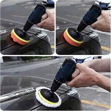 Kit De 35 Borlas Y Esponjas De Pulido 3 Pulgadas Para Taladro Piezas Multicolor  Ideal Para Diferentes Superficies Limpieza Brillo Sellado y Esmalte De Precisión En Múltiples Superficies Automóviles Camiones Vidrio Piedra Cerámica - Multicolor - Ver 8