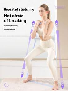 Professional TPE Resistance Bands Tension Straps & Yoga Ropes For Effective Exercise Workouts - Dusty Blue - View 2